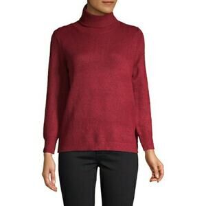 Joie Lizetta Burgundy Turtle Neck Pullover Sweater small